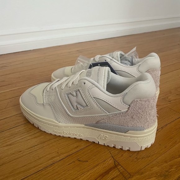 Aime Leon Dore New Balance P550 Basketball Oxfords in White - Picture 4 of 6